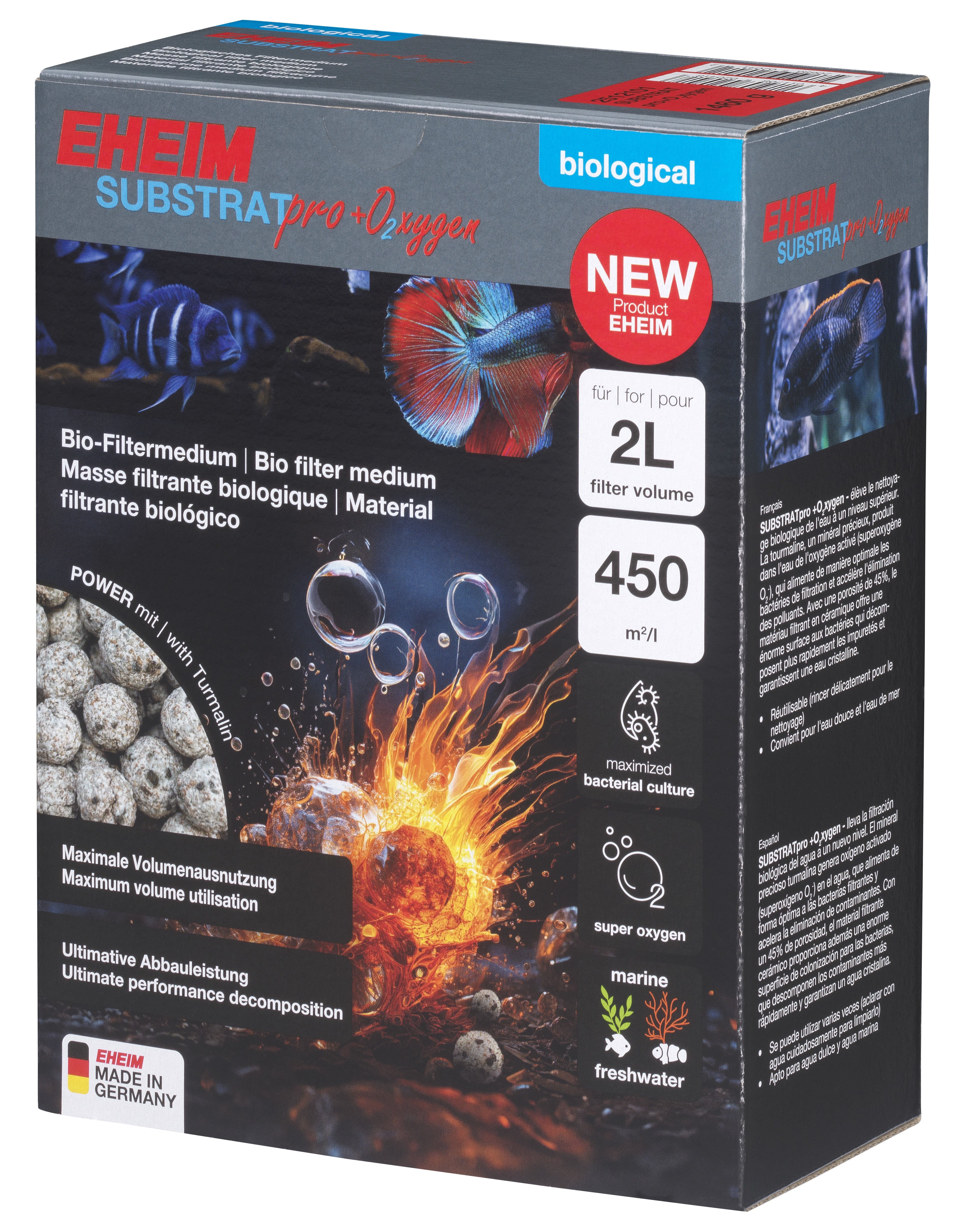 EHEIM SUBSTRATpro+O2xygen 1460g (2l)