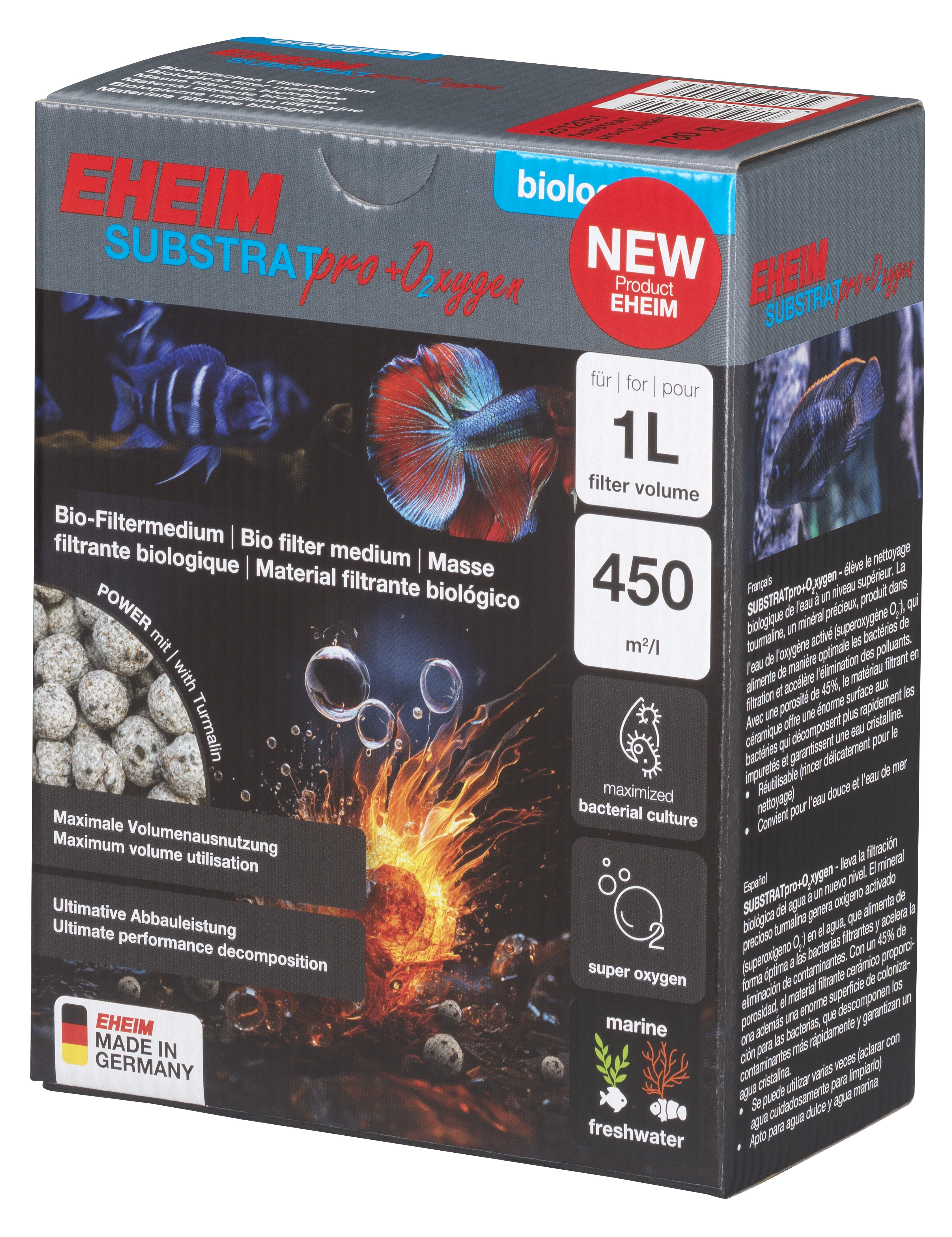 EHEIM SUBSTRATpro+ O2xygen 730g (1l)