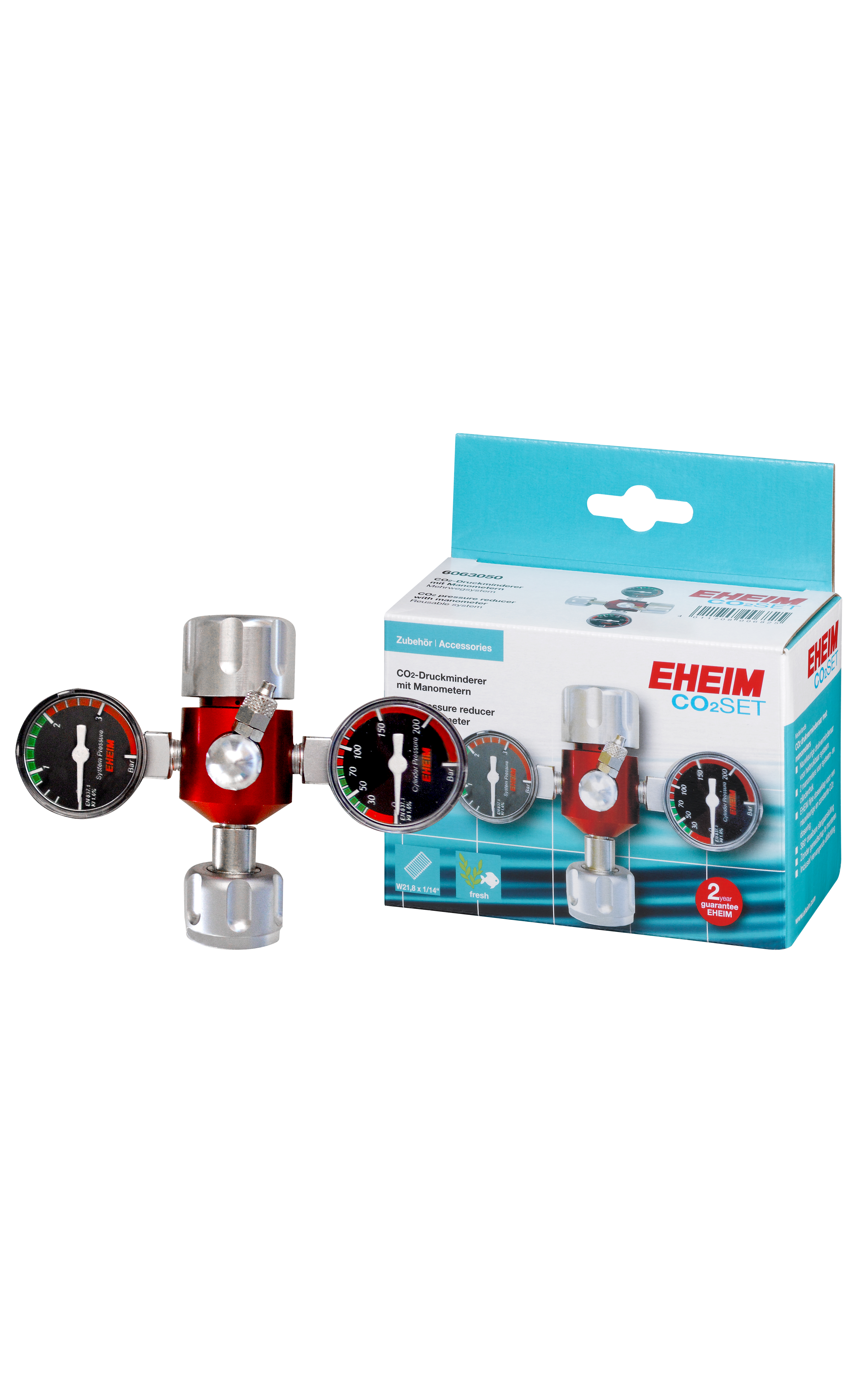 EHEIM CO2Set600 ohne Flasche, inkl. Nachtabschaltung