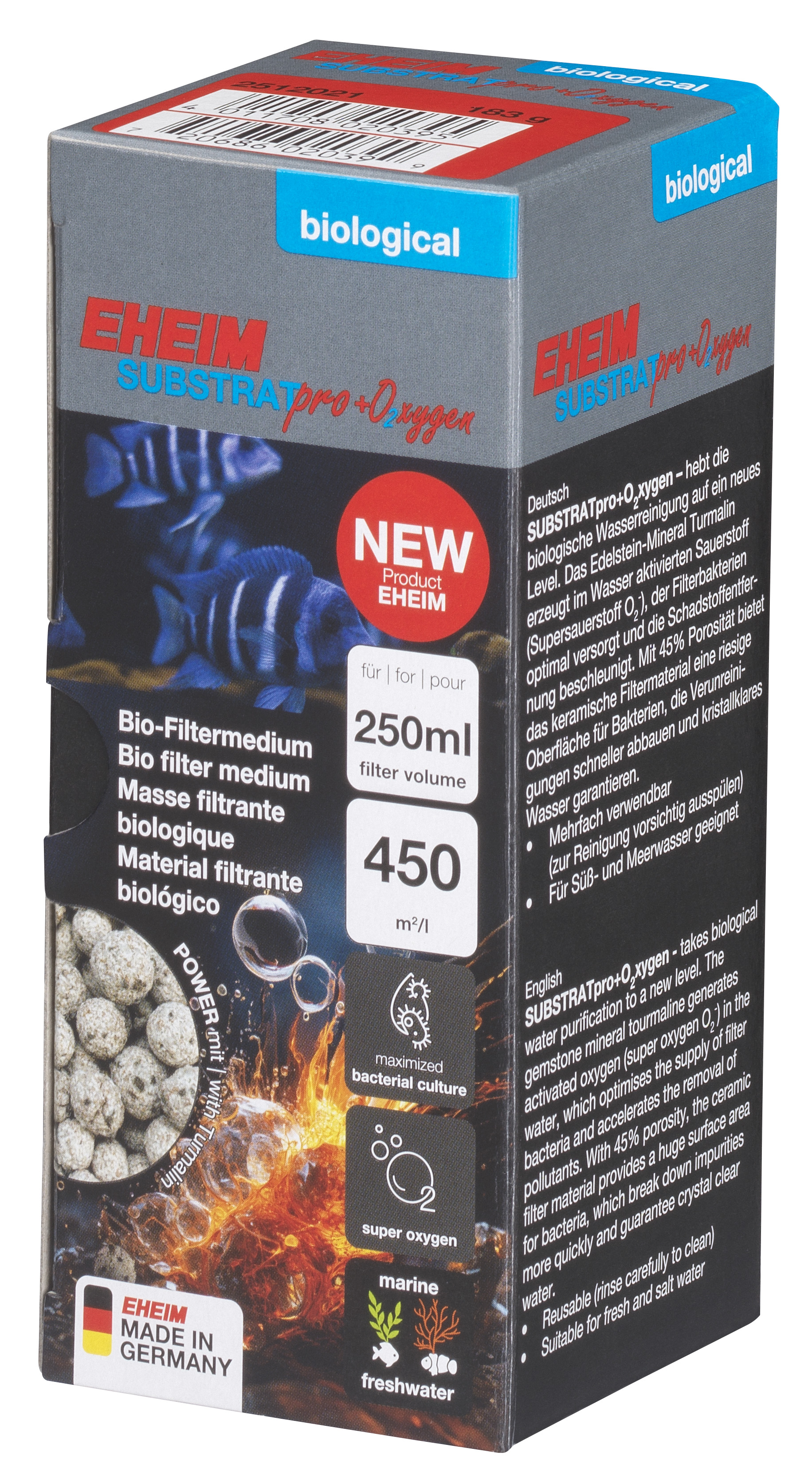EHEIM SUBSTRATpro+ O2xygen 183g (250 ml)